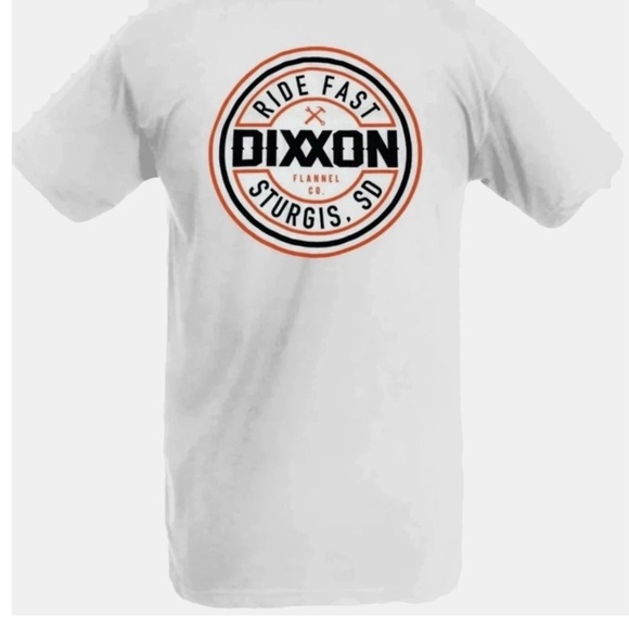 DIXXON White and Black Graphic Tee - Picture 1 of 4